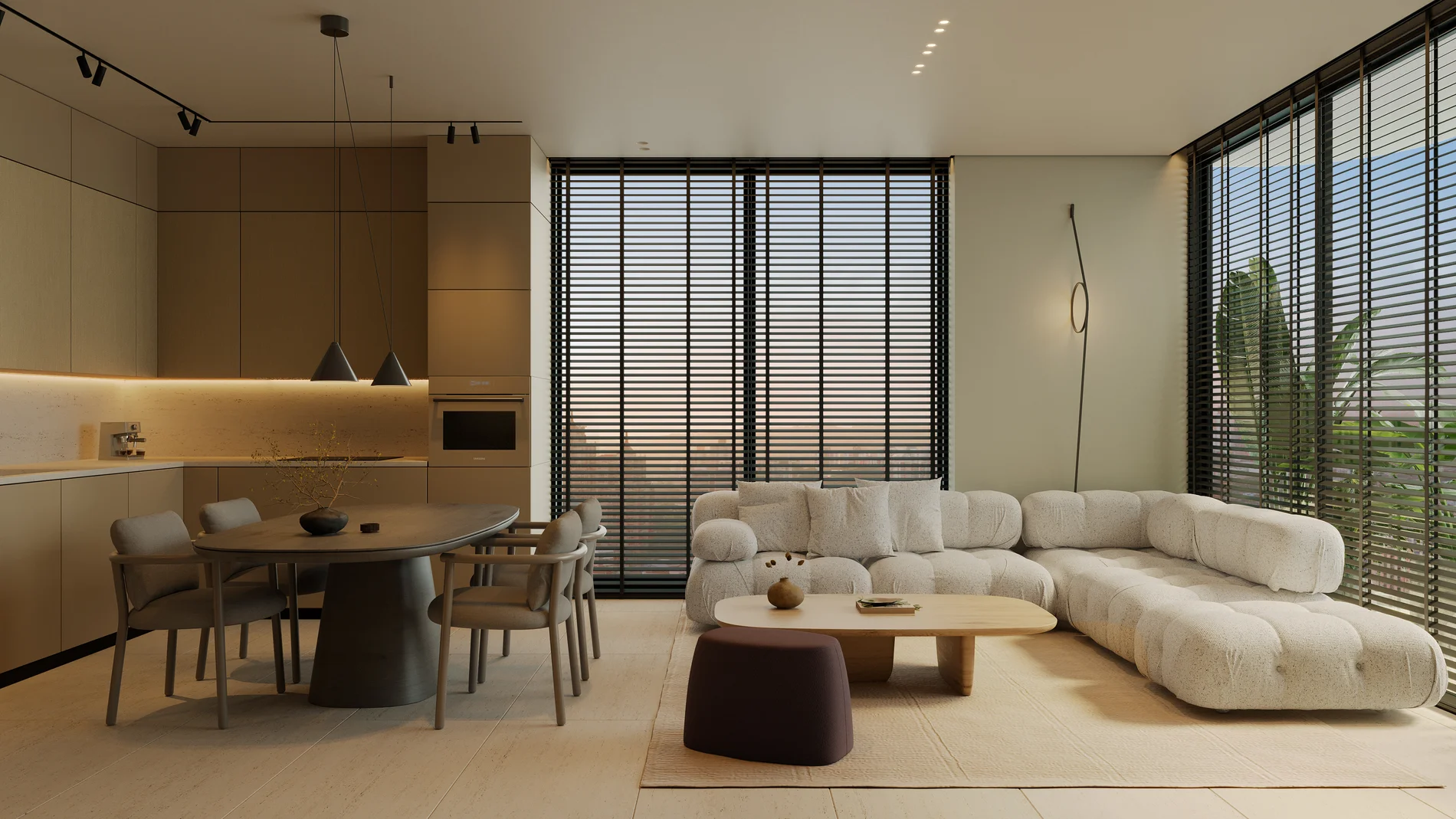 MOVA living and dining — B&B Italia interiors